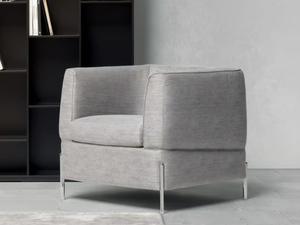 ANTEPRIMA - Fabric armchair with armrests _ Natuzzi Italia